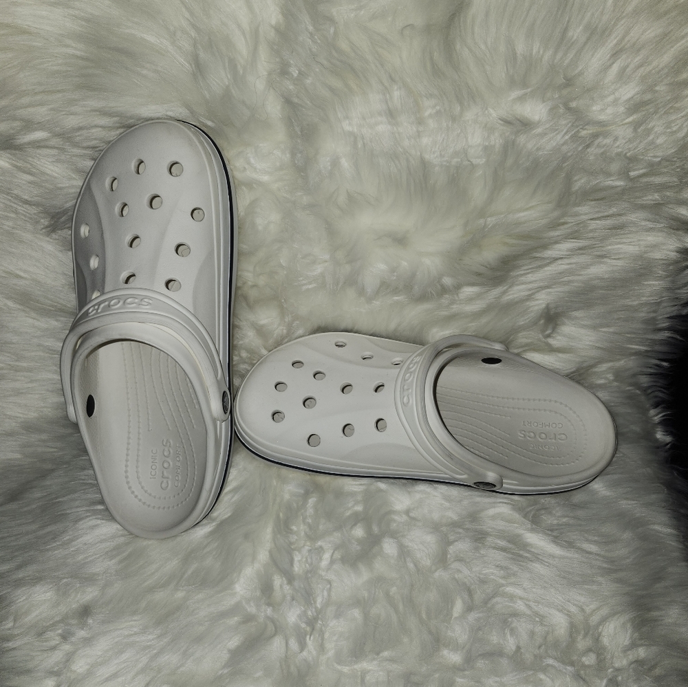 White Crocs